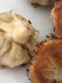 蔥肉水煎包 的食譜成品照片