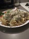 Homemade chicken alfredo