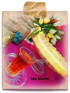 عکسی از دستور کیک زعفرانی