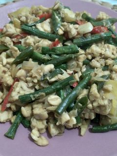 Foto resep Oseng tempe kacang panjang