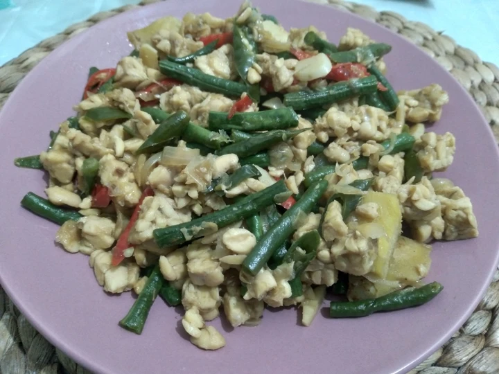 Cara Mudah Membuat Resep Oseng tempe kacang panjang yang Uenak Anti Ribet, Sempurna