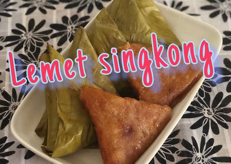 resep cara mengolah Lemet singkong