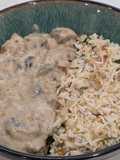 Creamy Mushroom with Herb Rice