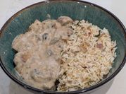 A picture of butter garlic mushroom