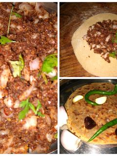 पौष्टिक कांदा जवस चटणी सलाद पराठा (kanda jawas chutney salad paratha recipe in marathi) रेसिपी चे मुख्य फोटो