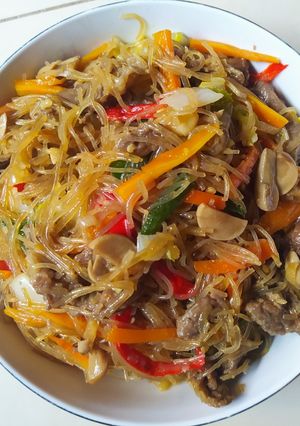 Foto resep Japchae (Tumis Soun ala Korea)