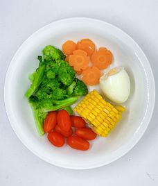 món hấp bằng rau củ quả