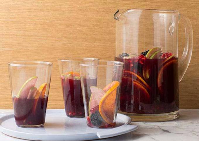 Step-by-Step Guide to Make Real Red wine sangria for Vegetarian Food