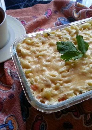 Foto resep Macaroni schotel sayuran kukus