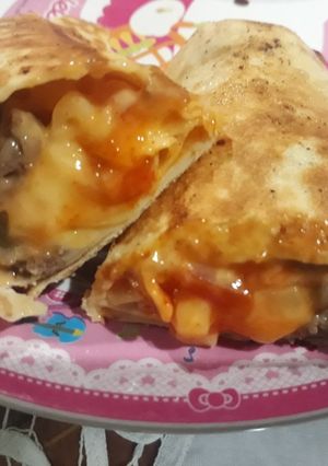 Foto resep Kebab isi patty burger sapi homemade