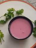 বীটের রায়তা (beetroot raita recipe in Bengali)