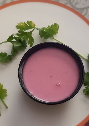 বীটের রায়তা (beetroot raita recipe in Bengali) রেসিপির প্রধান ছবি