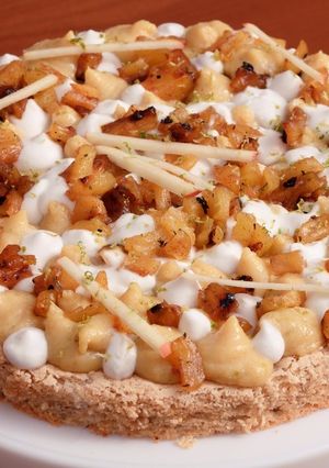 Une photo de Gateau ananas coco