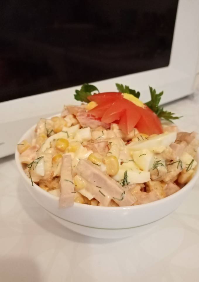 Салат з сухариками