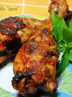 Foto resep Ayam bakar bumbu rujak