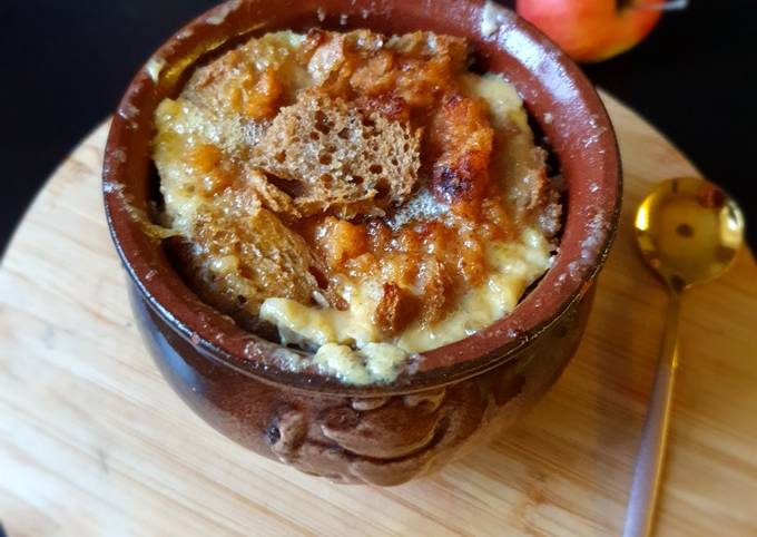 Пудинг из масла и хлеба😋