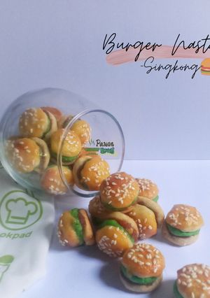 Foto resep 🍔Burger Nastar Cookies🍍Singkong