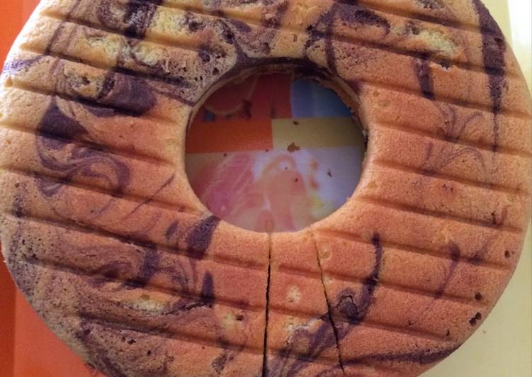 Resep Marble Cake/ Bolu Marmer Anti Gagal