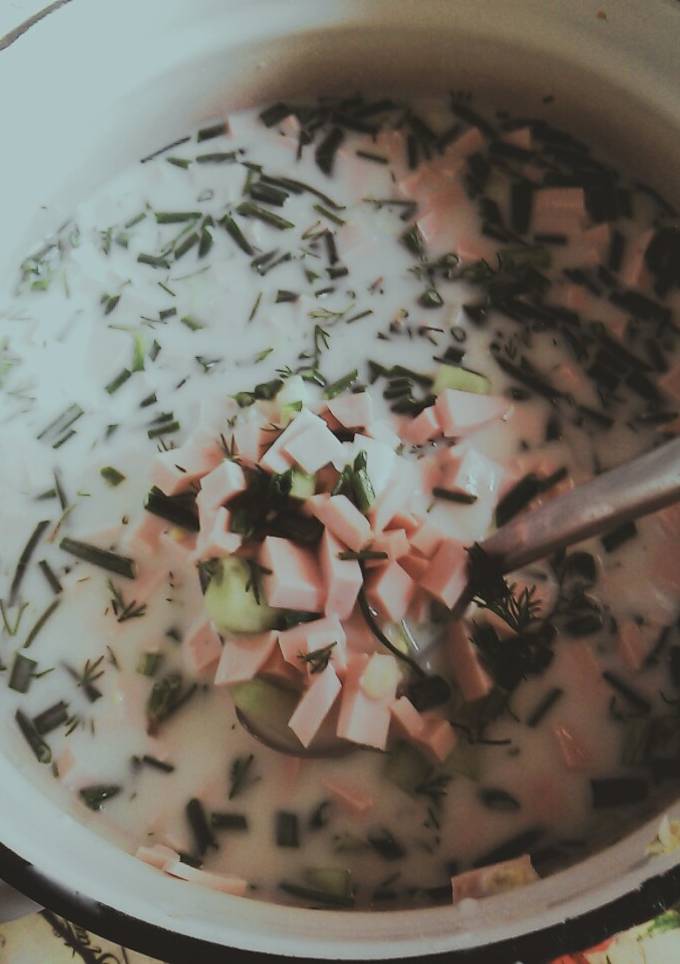 Окрошка домашняя