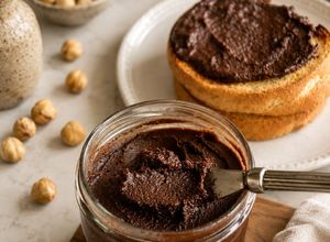 Una foto de Nutella casera saludable