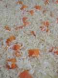 Arroz blanco con zanahoria