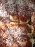 Canelones de un relleno