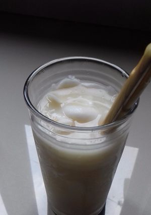 Foto resep Es kelapa muda jeruk susu