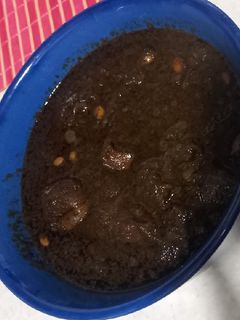 عکسی از دستور قورمه سبزی خوزستانی با پلو زعفرونی