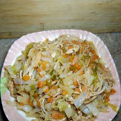 A picture of Chicken mixture for rolls, Samosay Kachori.