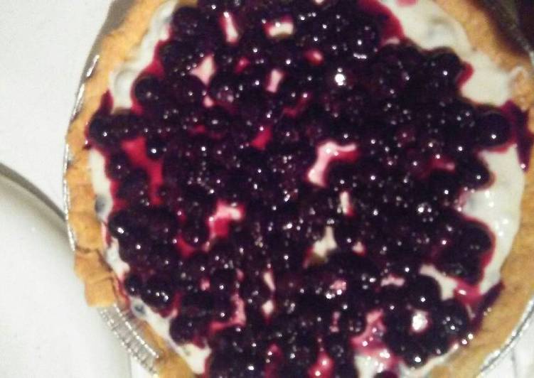 Recipe of Ultimate Blueberry Cream Cheese Pie