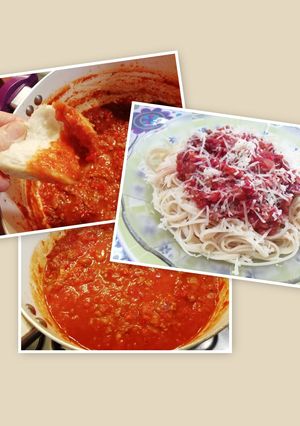 Una foto de Salsa bolognesa 🍅🍅
