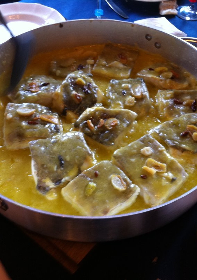 Una foto de Bacalao al pil pil