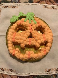 Foto di Cream tart salata a forma di zucca 🎃