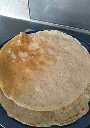 Une photo de Crêpe à la farine de châtaigne