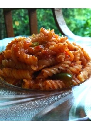 A picture of Red Sauce Pasta.