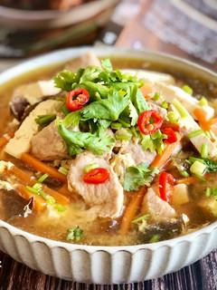 酸辣湯 (香菜保鮮26天) 的食譜成品照片