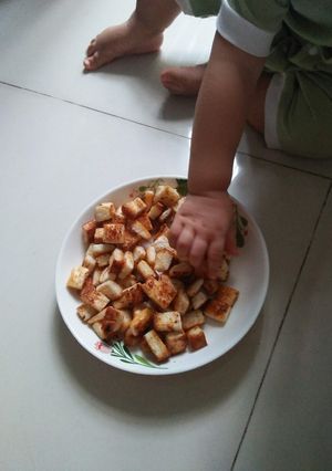 Hình của món Bánh mì caramel.