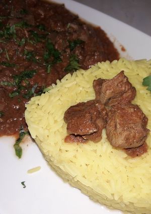 صورة لوصفة كمونية مع الأرز