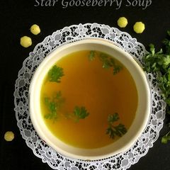A picture of Indian Star Gooseberry Soup.