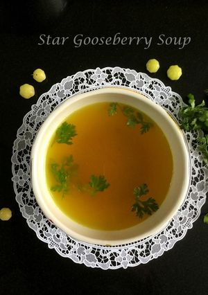 A picture of Indian Star Gooseberry Soup.