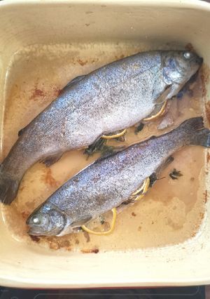 Pisztráng recept fotója