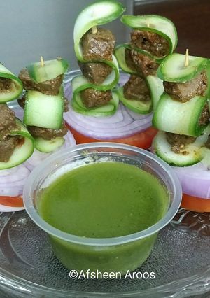 A picture of Bbq kaleji.