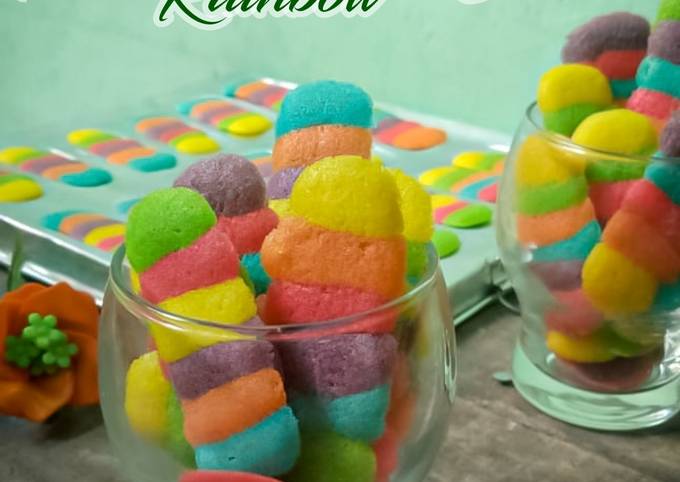 Cara Masakan Resep Lidah Kucing Rainbow