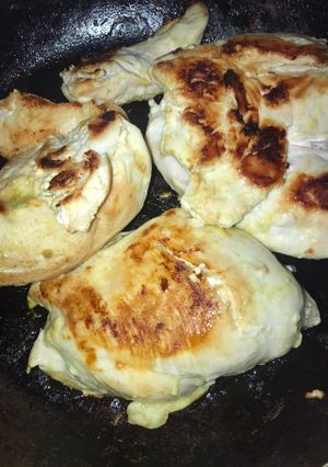 Una foto de Pechuga de pollo a la mostaza
