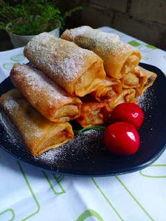 Foto resep Lumpia Pisang Coklat Keju