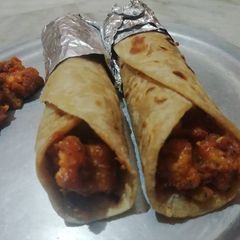 A picture of Paneer roll.