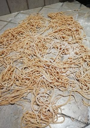 Una foto de Fideos de harina integral