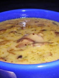 Una foto de Sopa de champiñones