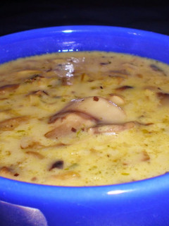 Una foto de Sopa de champiñones