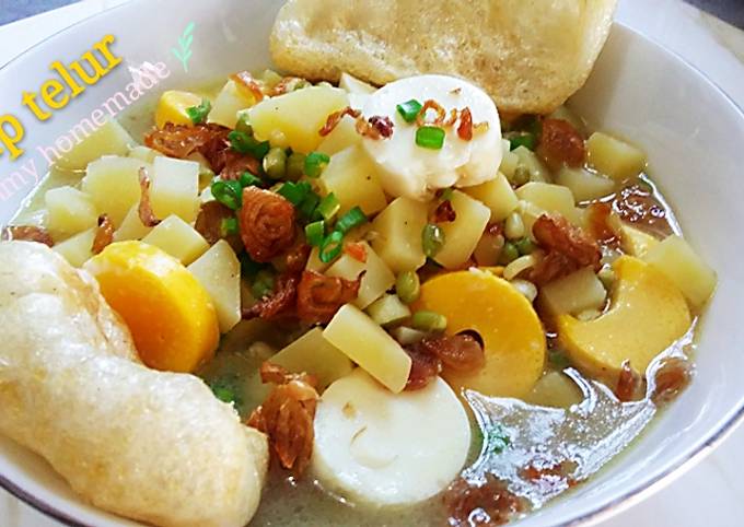 Resep Sup Telur Oleh Ummy Ulfa Cookpad